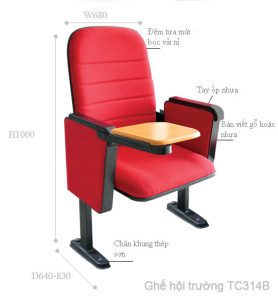 Thiết kế nội thất  ghế hội trường