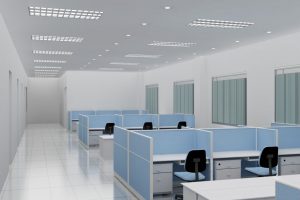 Thiết kế văn phòng với vách ngăn nỉ Thiết kế văn phòng với vách ngăn nỉ