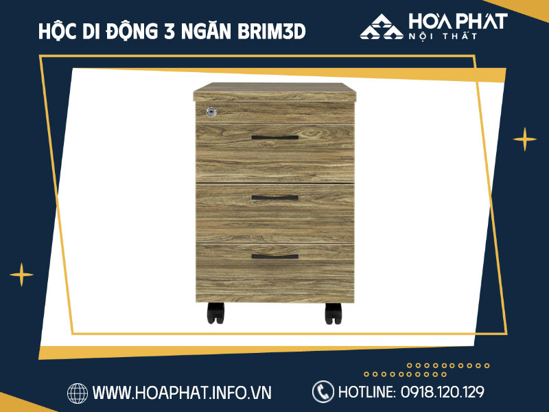 hộc tủ gỗ di động BRIM3D