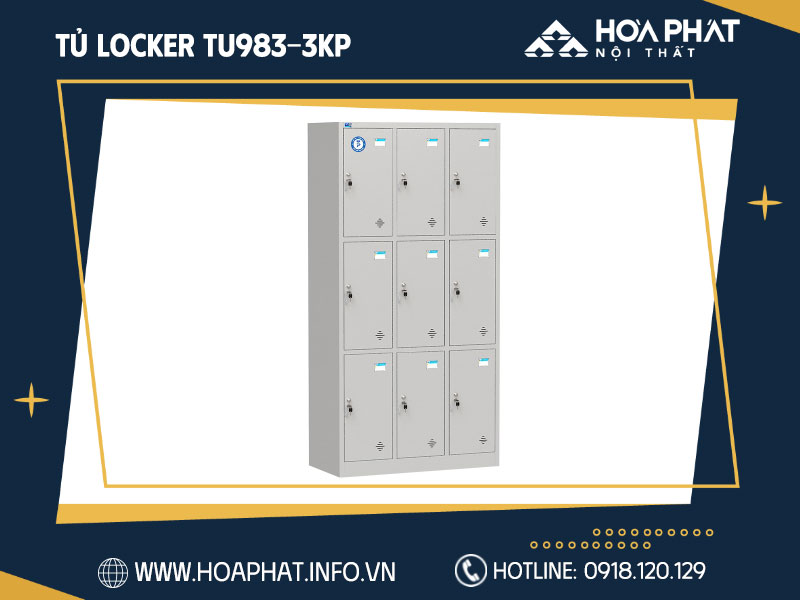 Tủ Sắt Văn Phòng TU983-3KP