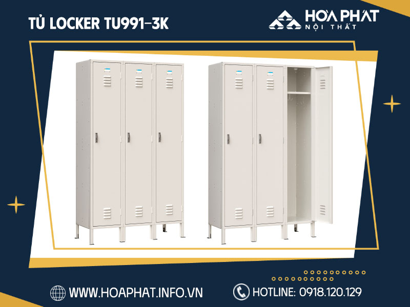 Tủ Locker Sắt TU991-3K