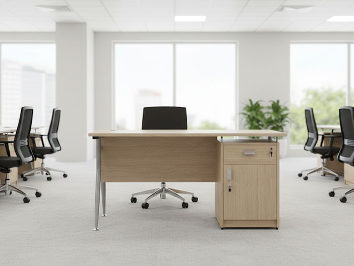 bàn văn phòng có hộc tủ