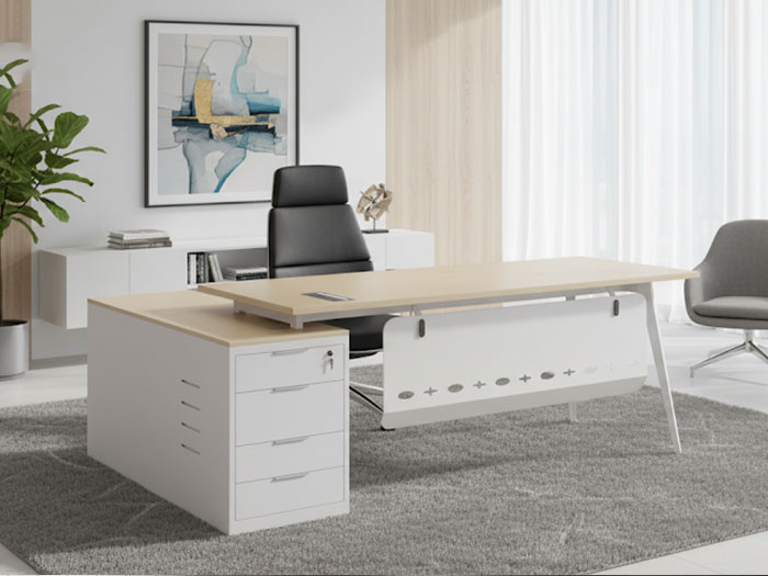 Bàn làm việc giám đốc chân sắt