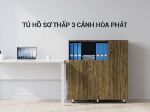 Tủ hồ sơ thấp 3 cánh