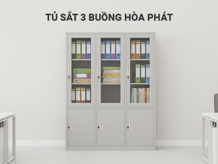Tủ sắt 3 buồng Hòa Phát