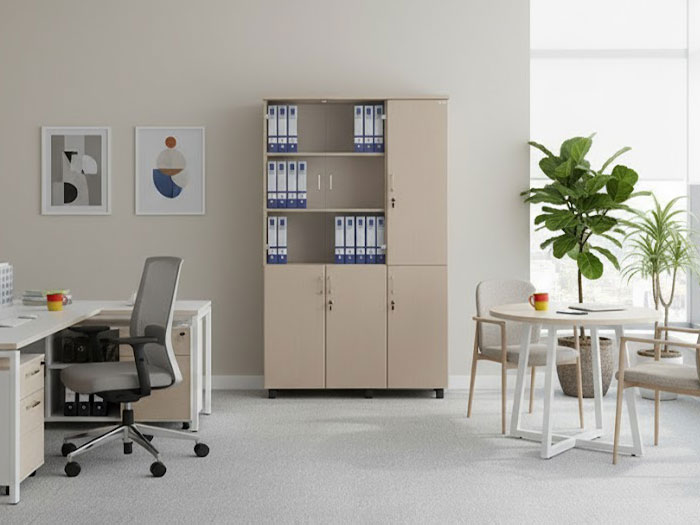 Tủ văn phòng gỗ công nghiệp