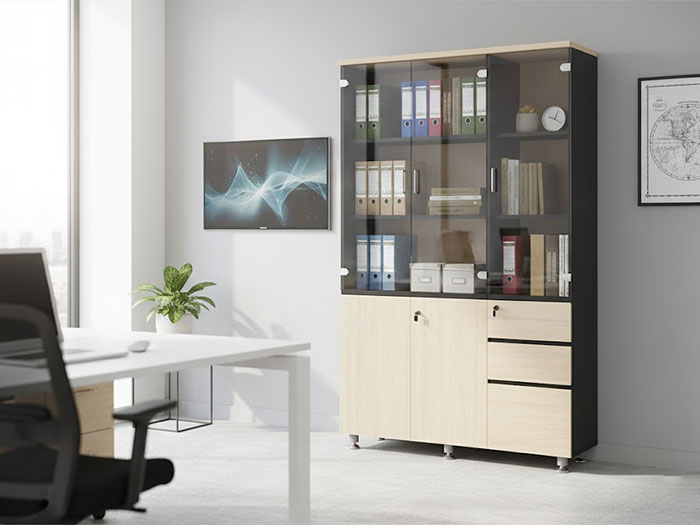 Tủ văn phòng gỗ công nghiệp