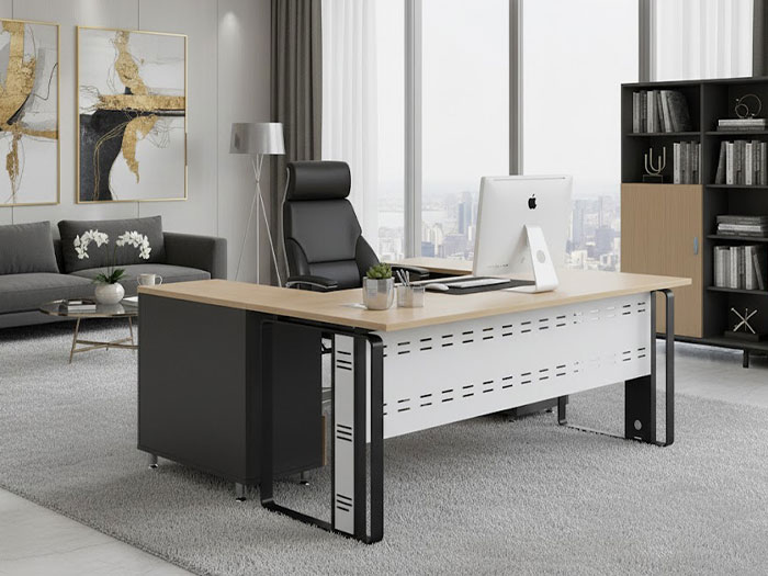 Bàn giám đốc có tủ phụ