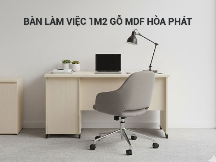 Bàn làm việc 1m2 gỗ MDF