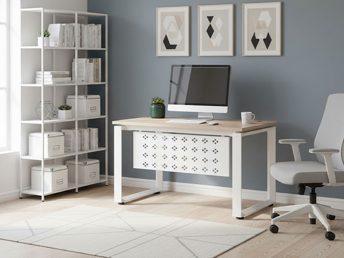 Bàn làm việc chân sắt 1m4