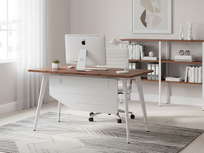 Bàn làm việc chân sắt 1m4