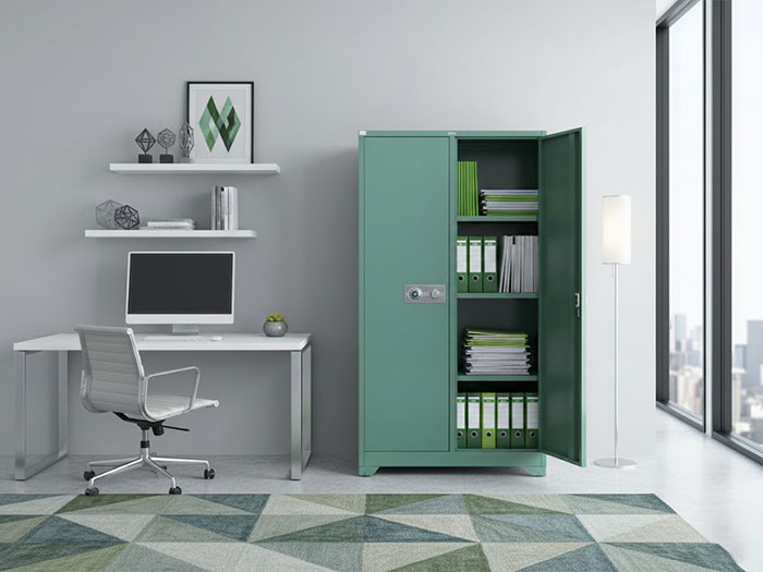 Tủ sắt sơn tĩnh điện 2 cánh