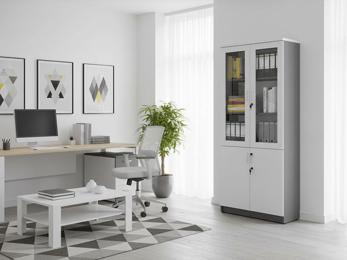 Tủ tài liệu gỗ công nghiệp