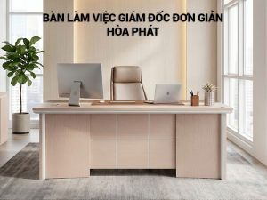 Bàn làm việc giám đốc đơn giản