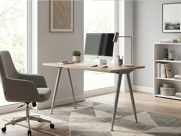 Bàn làm việc tại nhà đơn giản