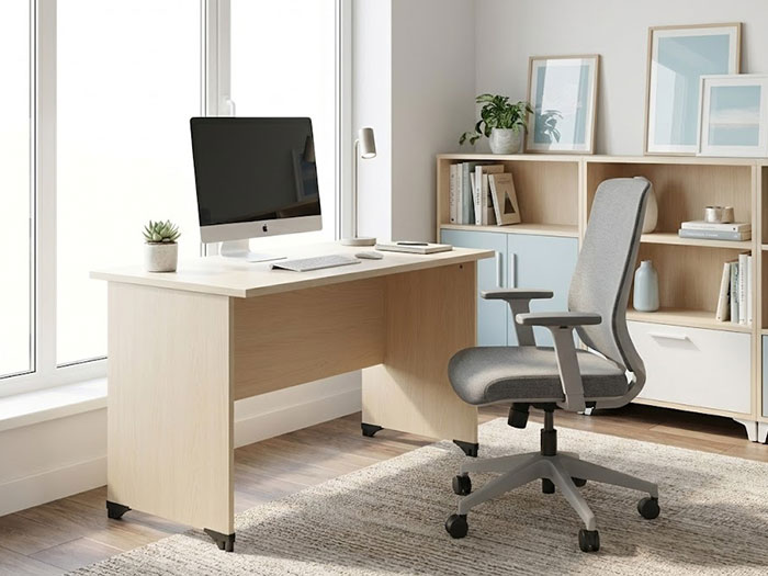 Bàn làm việc tại nhà đơn giản