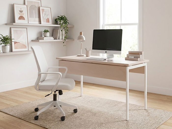 Bàn làm việc tại nhà đơn giản