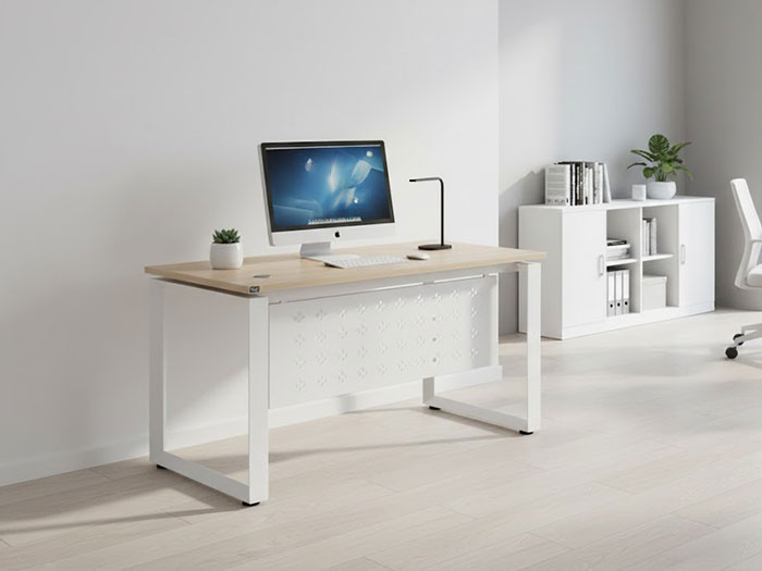 Bàn nhân viên khung chữ U