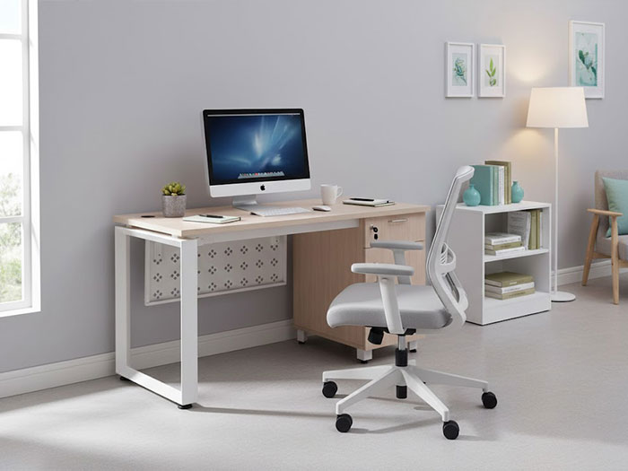 Bàn nhân viên khung chữ U