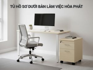 Tủ hồ sơ dưới bàn làm việc