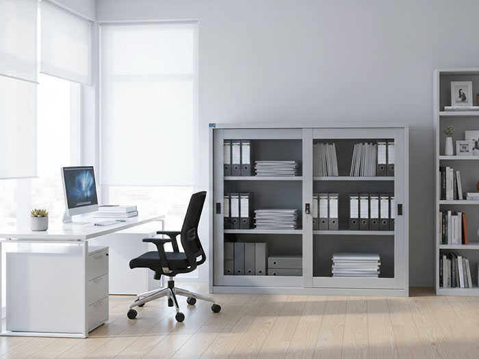 Tủ sắt đựng hồ sơ cửa lùa