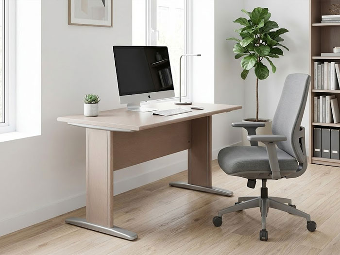 Bàn làm việc chân sắt 1m6