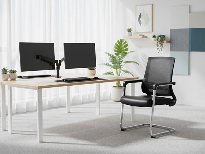 Ghế chân quỳ lưới lưng cao