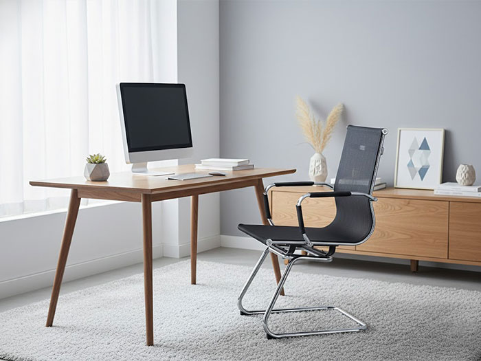 Ghế chân quỳ lưới lưng cao