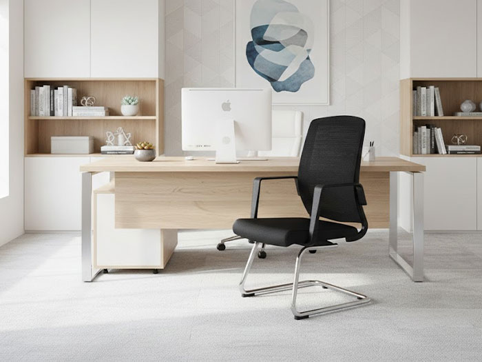 Ghế chân quỳ lưới lưng cao