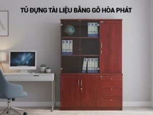 Tủ đựng tài liệu bằng gỗ