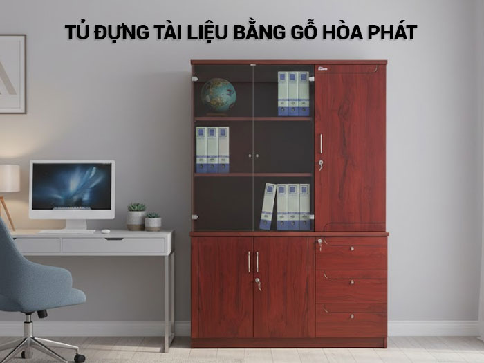 Tủ đựng tài liệu bằng gỗ
