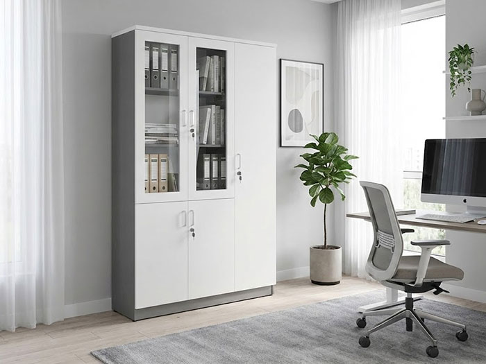 Tủ gỗ văn phòng 3 cánh