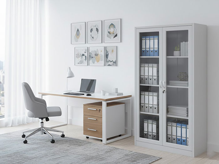 Tủ sắt đựng hồ sơ 2 cánh