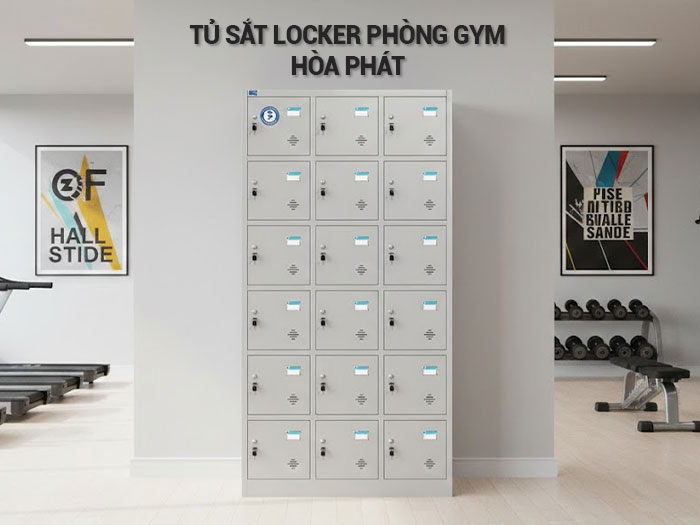 Tủ sắt locker phòng gym