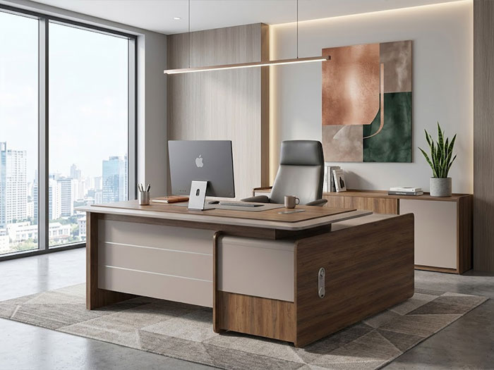 Bàn giám đốc Hòa Phát 2m