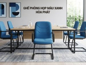 Ghế phòng họp màu xanh