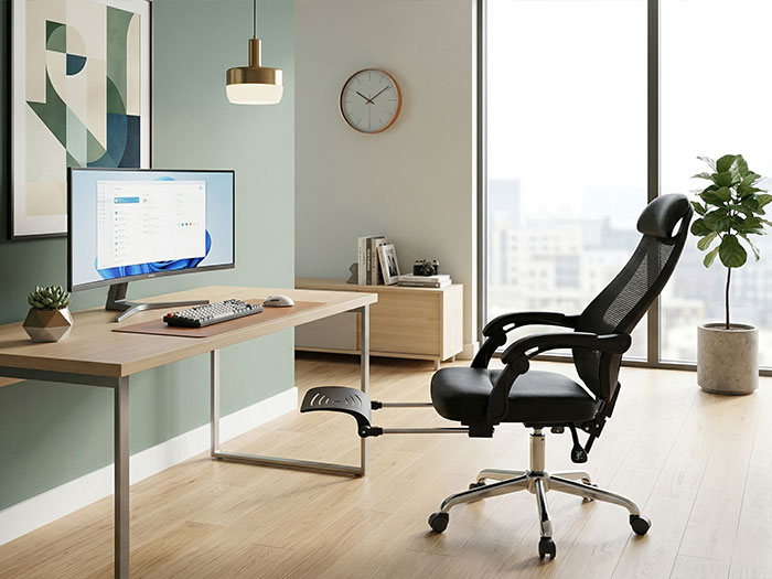 ghế xoay văn phòng có gác chân Hòa Phát