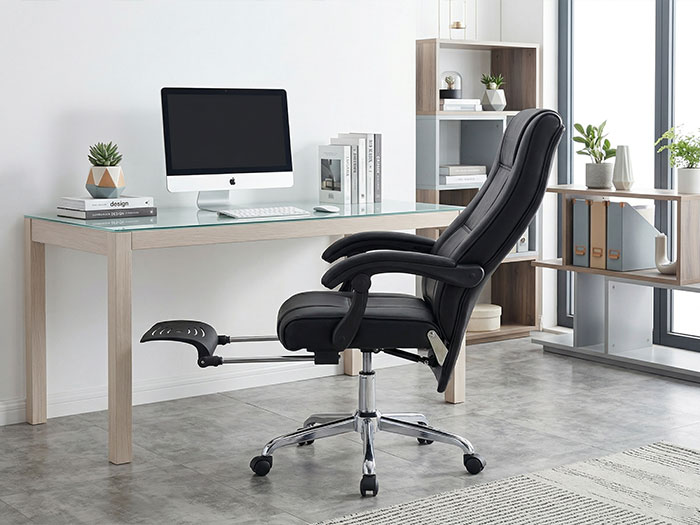 ghế xoay văn phòng có gác chân Hòa Phát