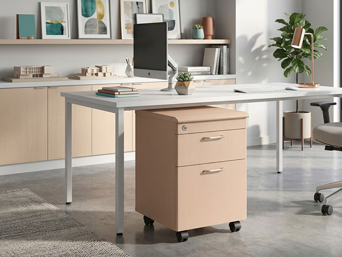 Hộc tủ văn phòng gỗ melamine