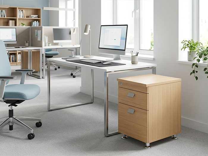 Hộc tủ văn phòng gỗ melamine