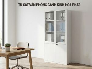 Tủ sắt văn phòng cánh kính