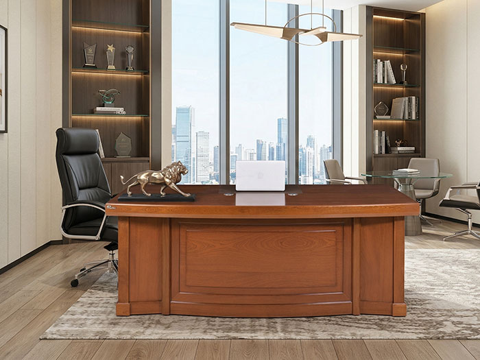 Bàn giám đốc gỗ veneer cao cấp