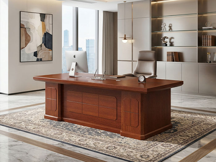 Bàn giám đốc gỗ veneer cao cấp