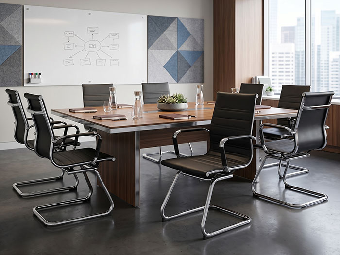 Ghế họp văn phòng bọc PVC