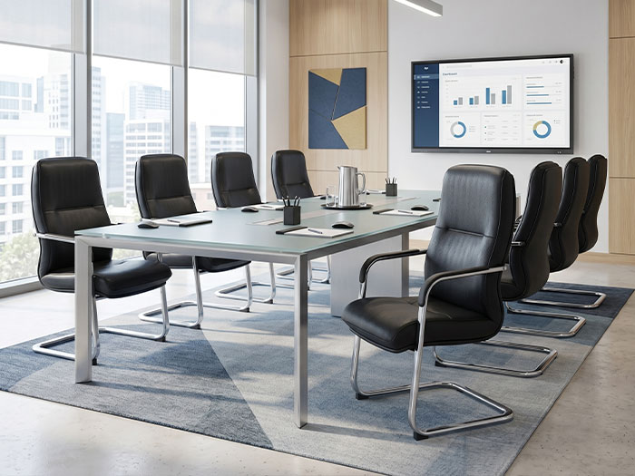 Ghế họp văn phòng bọc PVC