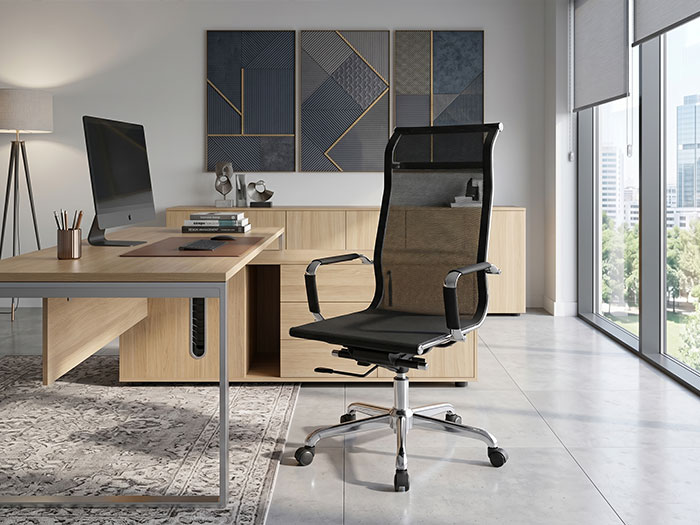 Ghế trưởng phòng lưng lưới