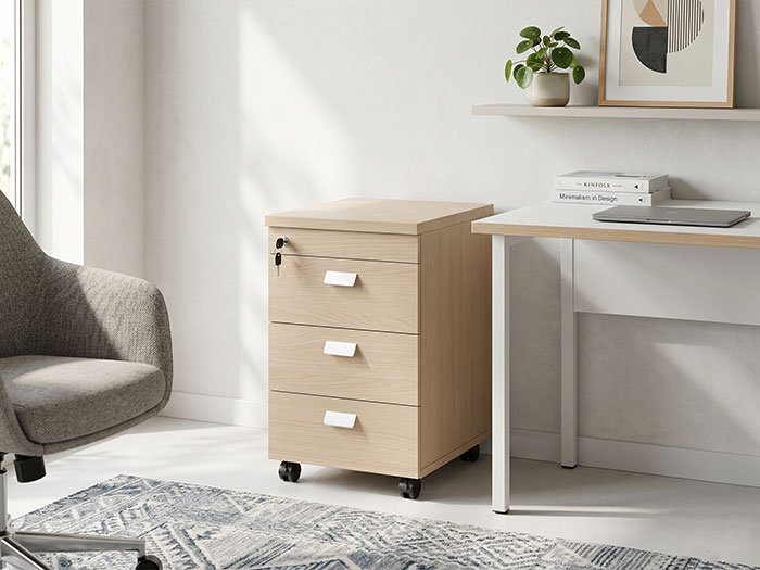 Hộc tủ di động gỗ melamine