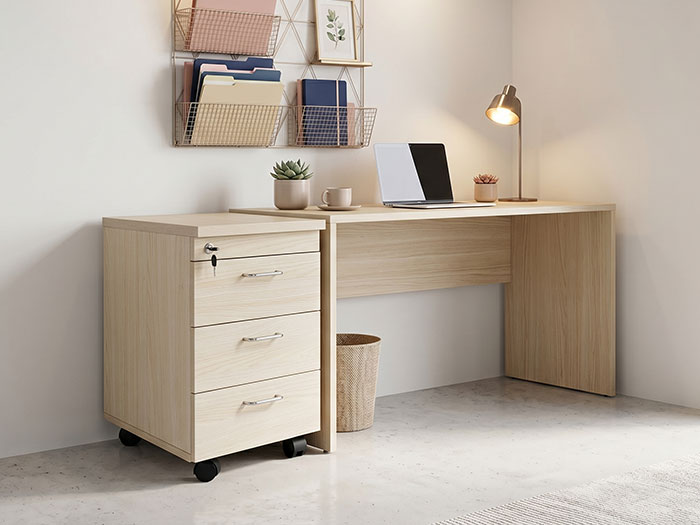 Hộc tủ di động gỗ melamine