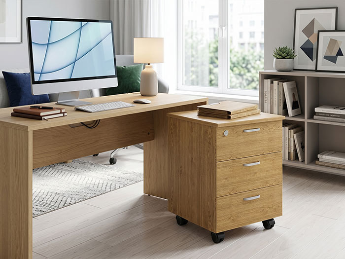 Hộc tủ di động gỗ melamine