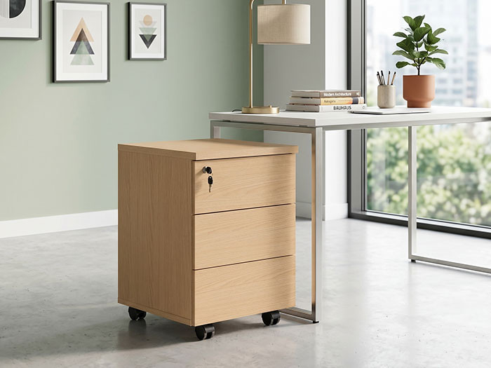 Hộc tủ di động gỗ melamine